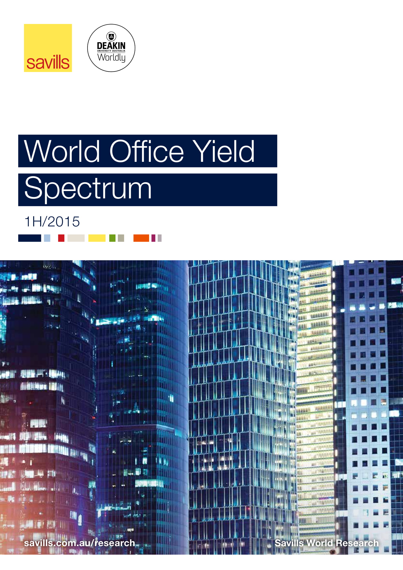 World Office Yield Spectrum 1H 2015
