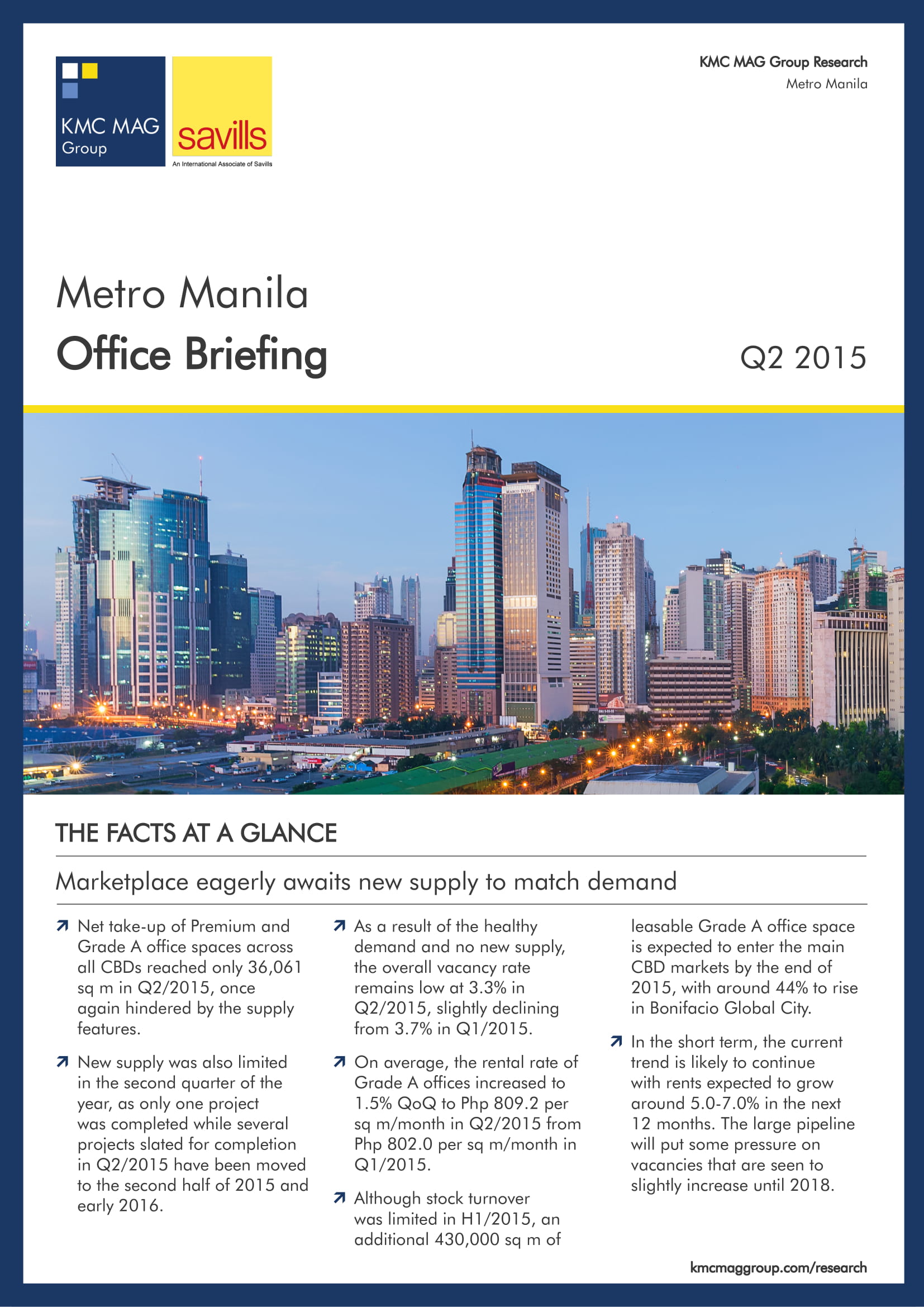 Metro Manila Office Briefing Q2 2015