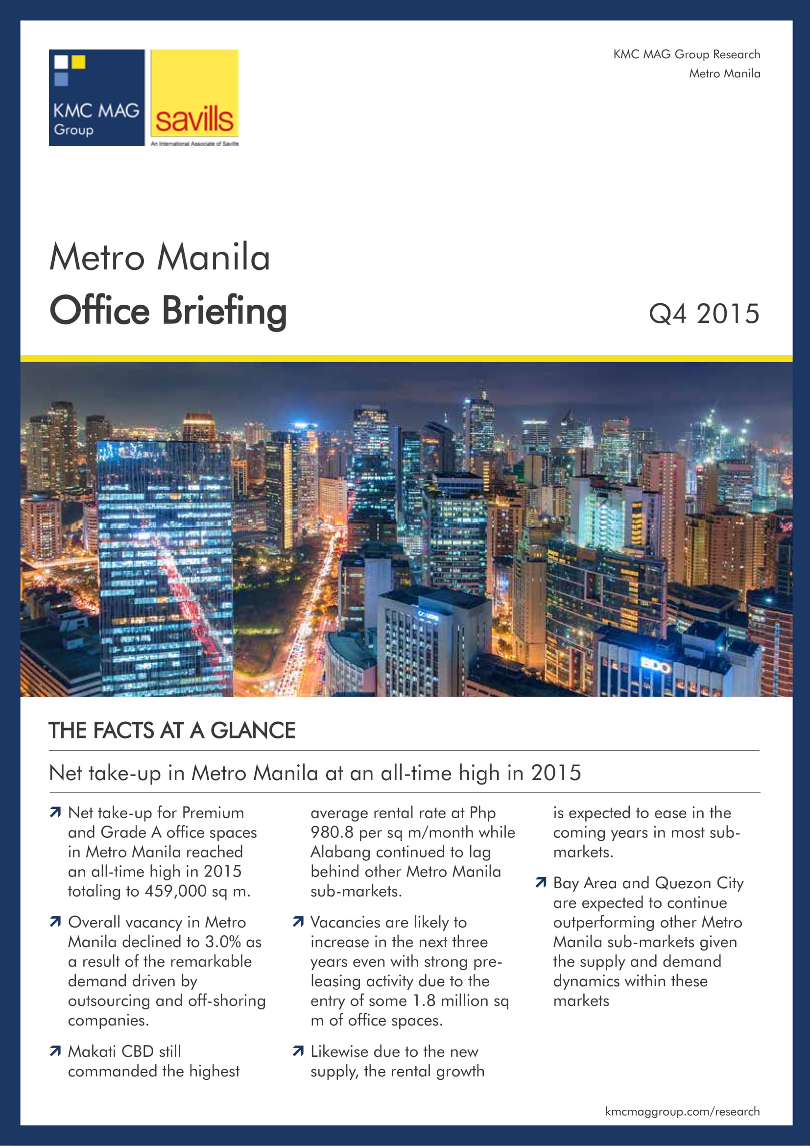 Metro Manila Office Briefing Q4 2015