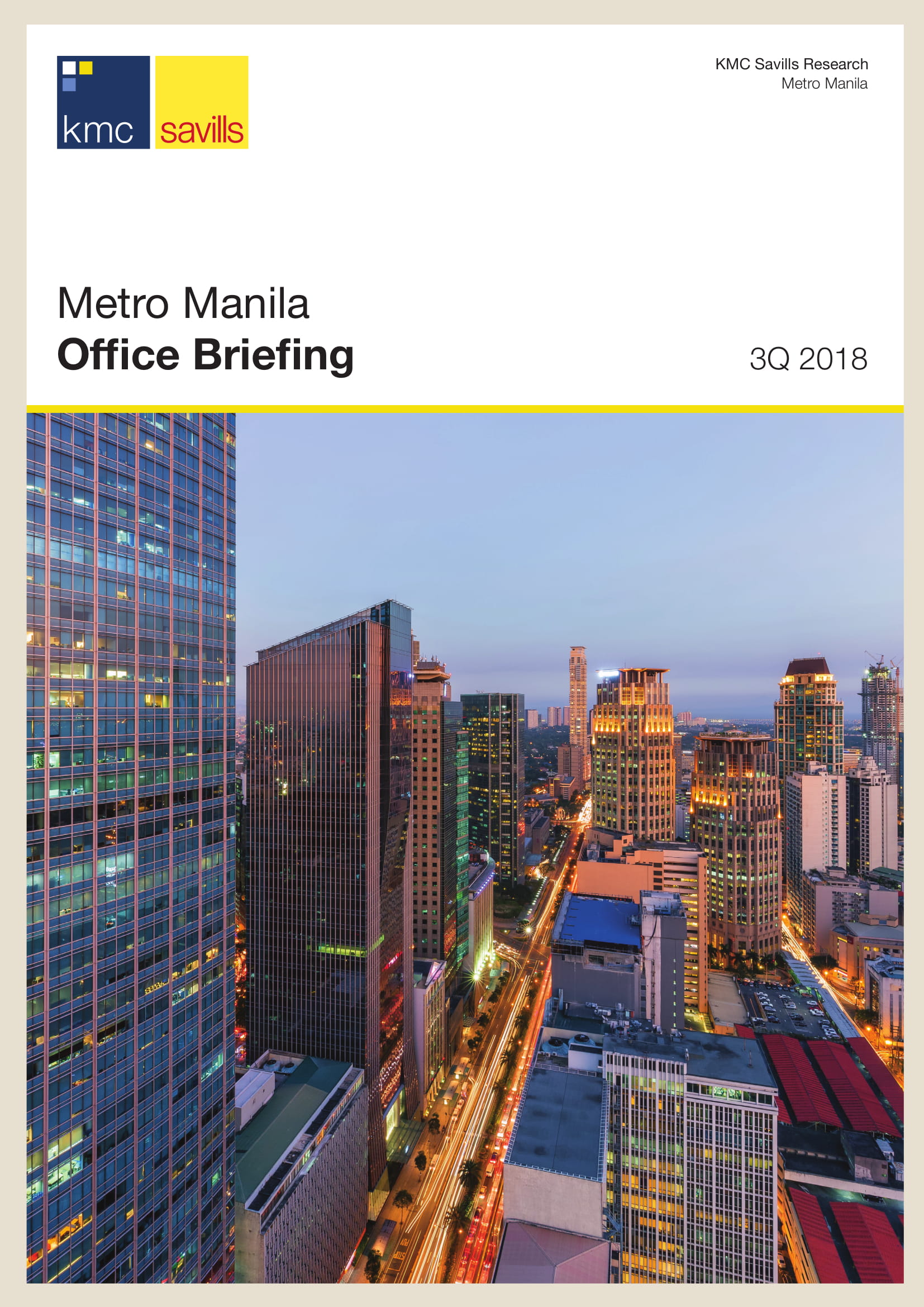 Metro Manila Office Briefing 3Q 2018